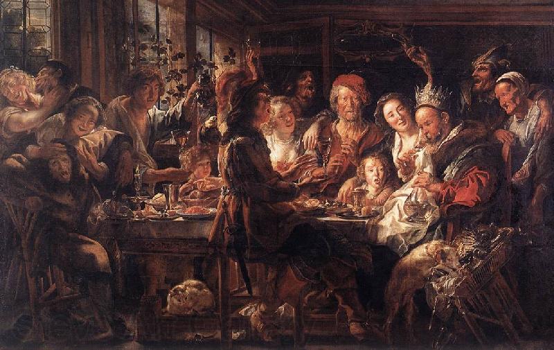 JORDAENS, Jacob The Bean King f